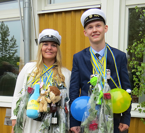 Glada stipendiater i Övertorneå går direkt ut i jobb